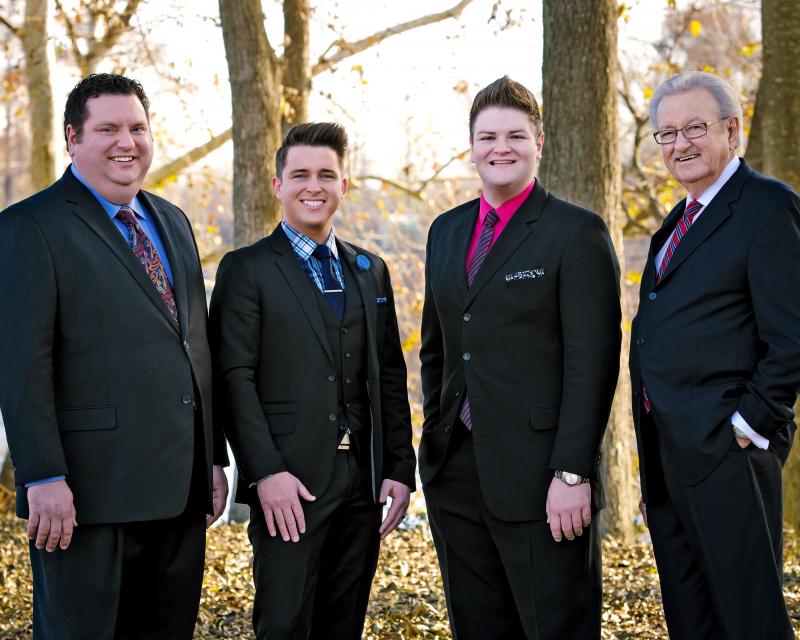 The gospel quartet Dixie Melody Boys will perform at Carey’s Camp July 28. SUBMITTED PHOTO